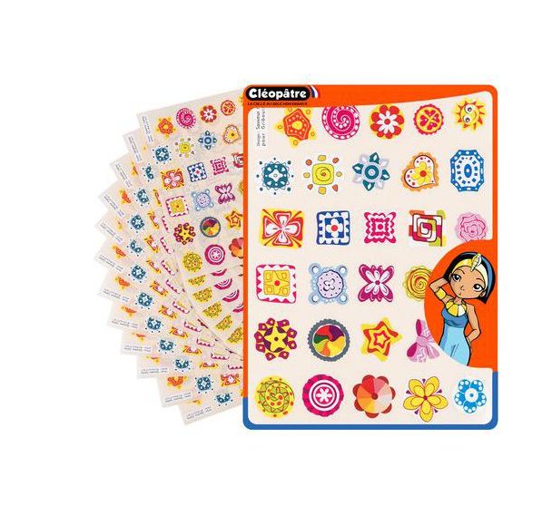 Pochette de 360 gommettes repositionnables decoratives