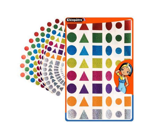 Pochette de 480 pastilles holographiques 6 grosses formes