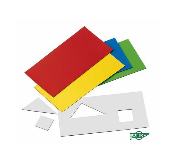 Pochette de 5 feuilles magnétiques à découper 10x20 cm