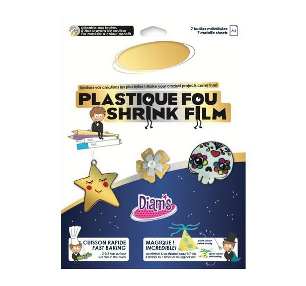 Pochette de 7 feuilles de PLASTIQUE DINGUE A4