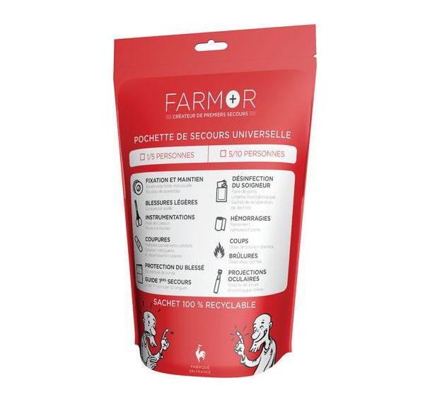 Pochette de secours Universelle 5/10 personnes