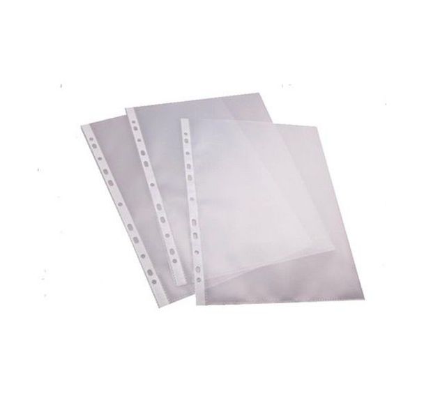 Pochette perforée, A4, film PP, grainé