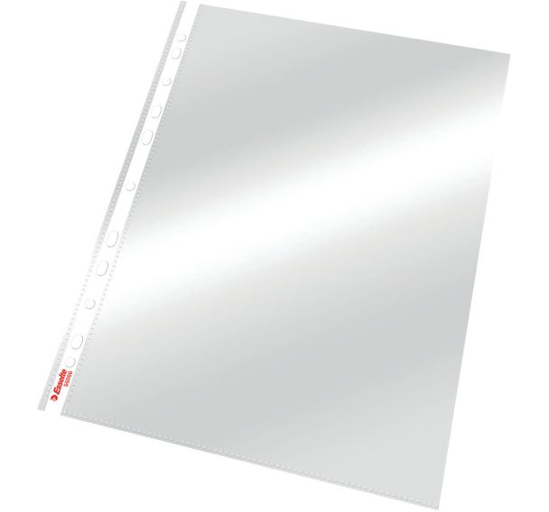 Pochette perforée A4 - 55 microns - transparent
