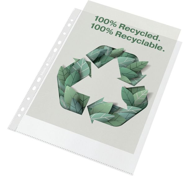 Pochette perforée recyclée - Lot de 100 - Esselte