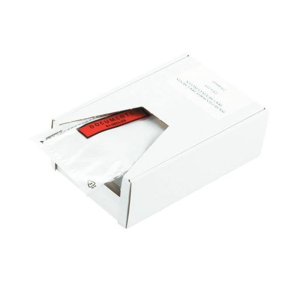 Pochette porte-documents - « Document ci-inclus » - Boîte distributrice