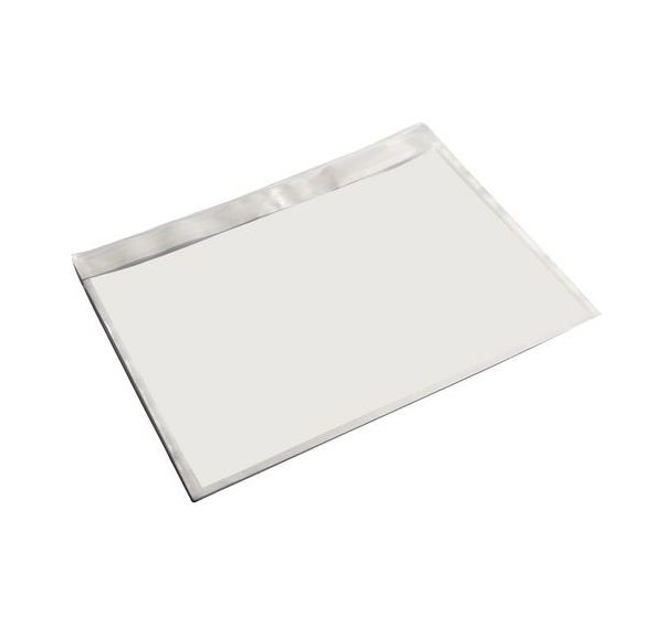 Pochette porte-documents - Kraft blanc - Sans impression
