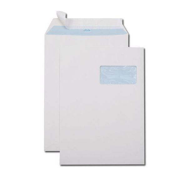 Pochette recyclée blanche FSC