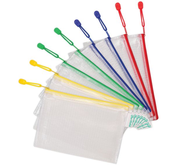 Pochette renforcée à zip - A5 - Paysage - Assorti