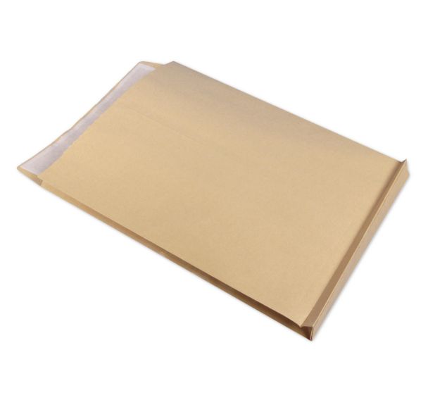 Pochettes à soufflet kraft - Clairefontaine
