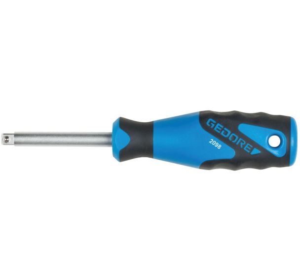 Poignée carrée enfichable 1/4" 2098