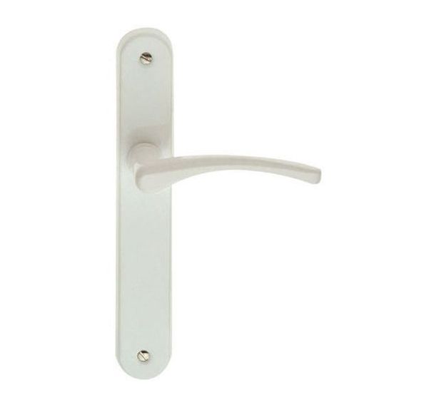 Poignée de porte sur plaque sans trou