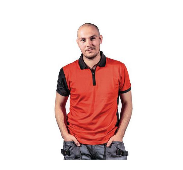 Polo de travail H Line - Rouge