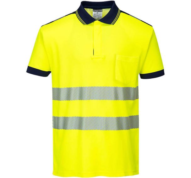 Polo haute visibilité PW3 manche courte T180 - Portwest