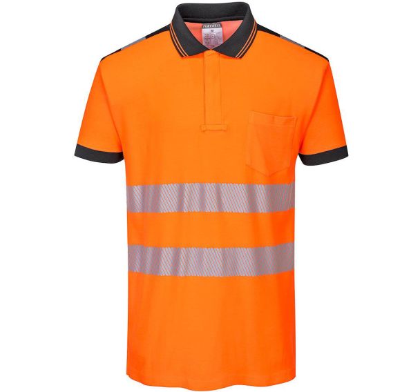 Polo haute visibilité PW3 manche courte T180 - Portwest