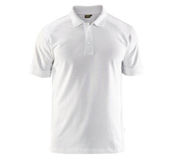 Polo piqué blanc