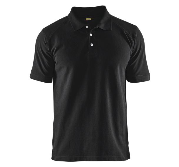 Polo piqué noir