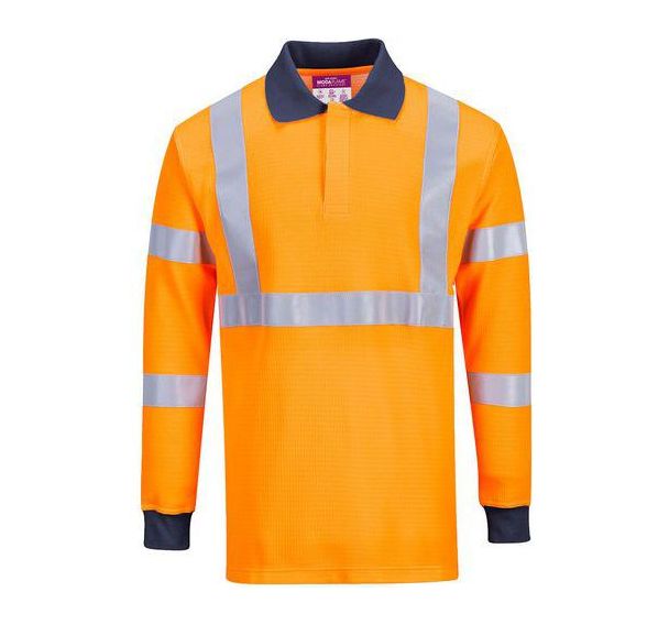 Polo résistant à la flamme avec norme RIS FR76 - Portwest