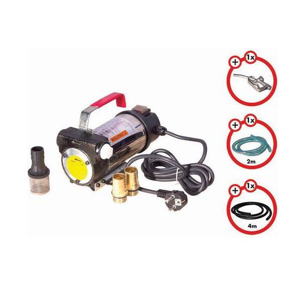 Pompe à gasoil 230V de puissance 375W avec pistolet manuel