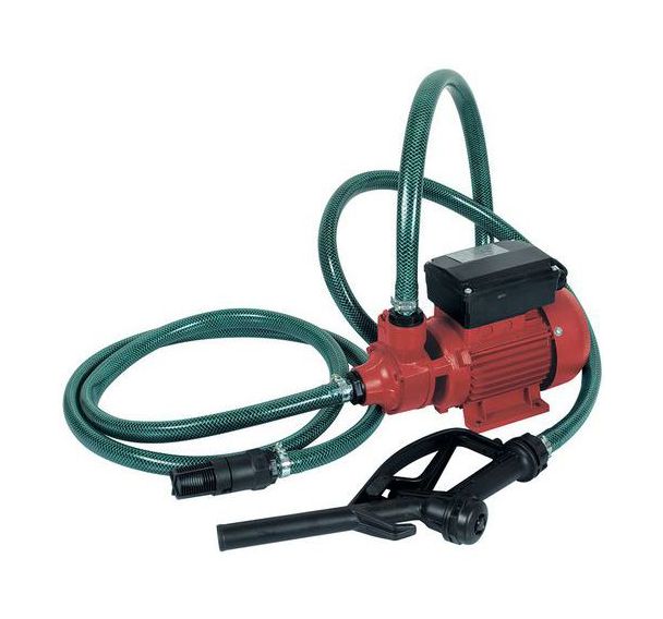 Pompe à gasoil 230V et puissance 300W avec pistolet de distribution