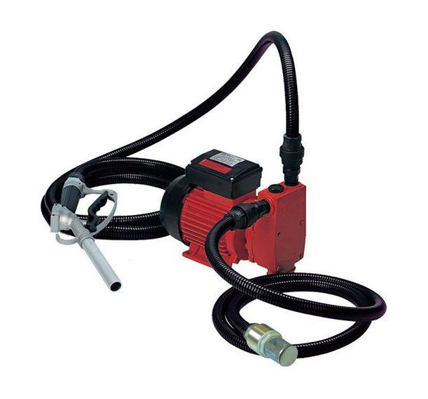 Pompe à gasoil 230V et puissance 600W avec pistolet de distribution