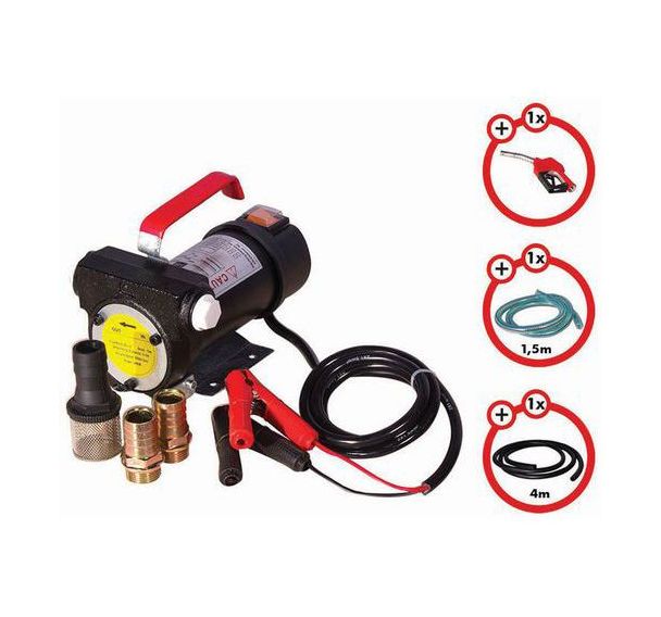 Pompe à gasoil 24V de puissance 150W avec pistolet automatique
