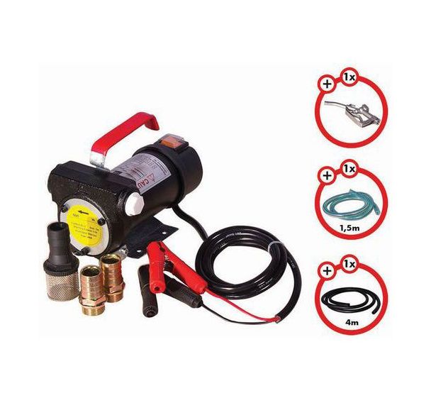 Pompe à gasoil 24V de puissance 150W avec pistolet manuel