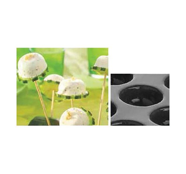 Pomponnettes Flexipan 96 empreintes Ø 36mm