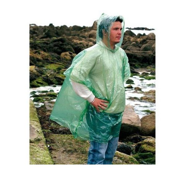 Poncho de secours adulte PVC - Taille standard - 1.02x1.20m