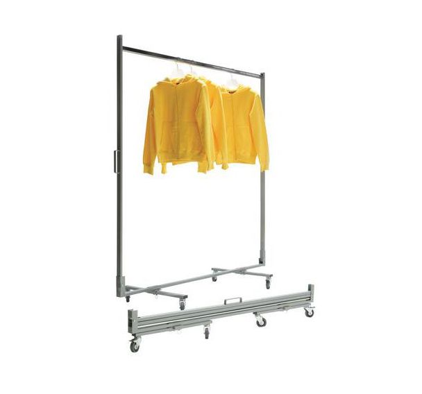 Portant mobile pliant - charge 40 kg