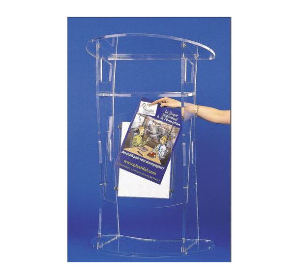 Porte-affiche seul A3 vertical pour pupitre