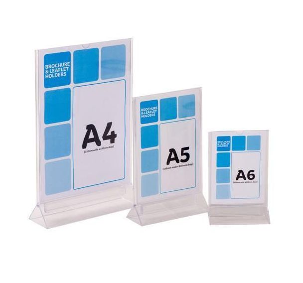 Porte-affiches de table - Présentoirs