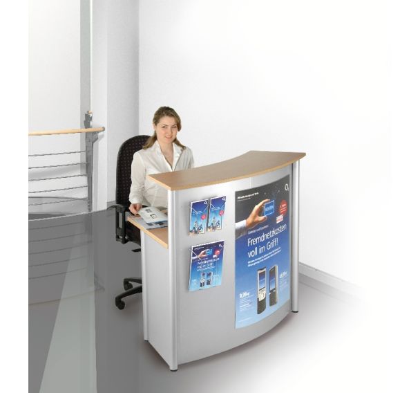 Porte-affiches pour colonne Tec-Art - A1 - Gris