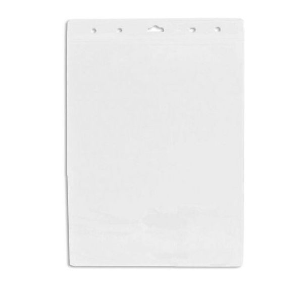 Porte-badge A5 transparent souple