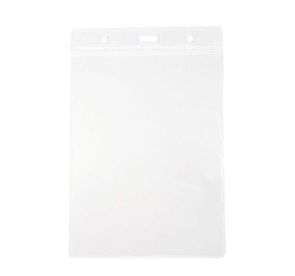 Porte-badge A6 transparent souple - PVC recyclé