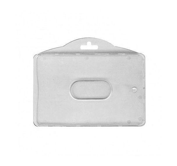 Porte-badge avec séparation pour 2 cartes - Paquet de 100 - Sogedex