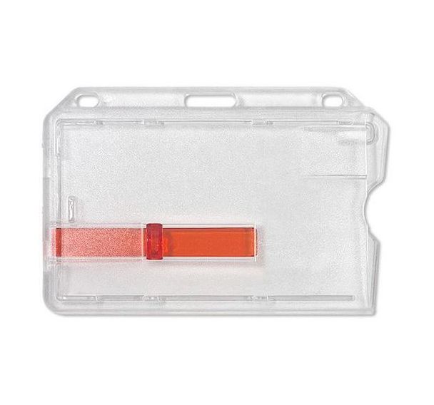 Porte-badge extraction facile pour une carte - Lot de 100 - Sogedex