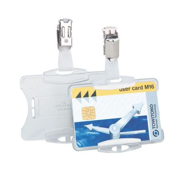 Porte-badge pour carte de sécurité - Avec clip