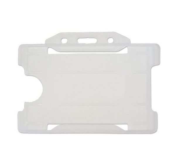 Porte-badge transparent antibactérien - Horizontal
