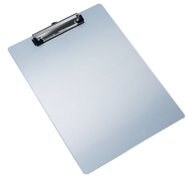 Porte-bloc A4 aluminium magnétique haute résistance Manutan