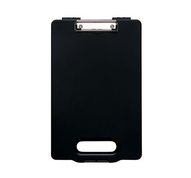 Porte-bloc A4 avec compartiment rangement matière plastique PP - Maul