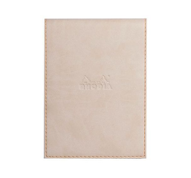Porte-bloc beige avec porte-crayon + bloc n 13 ligné