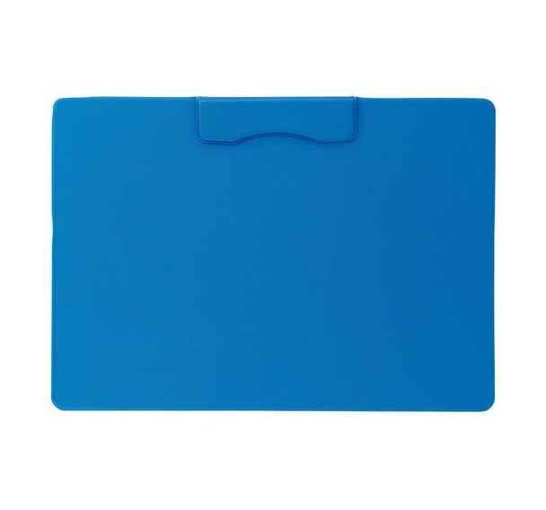 Porte-bloc magnétique bleu format A4 Paysage - Smit Visual