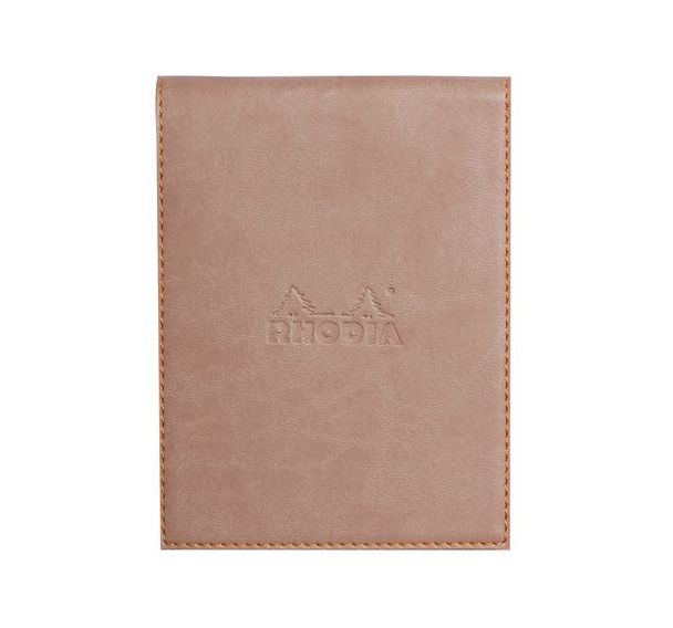 Porte-bloc taupe avec porte-crayon + bloc n 12 5x5