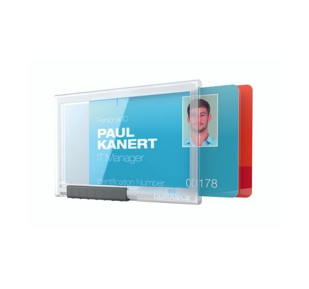 Porte-carte Pushbox - 1 à 3 cartes