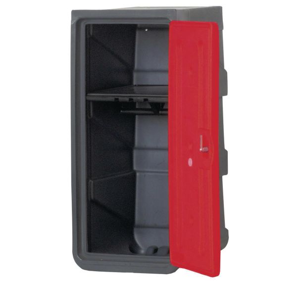 Porte-cintres Noir pour demi vestiaire Polyéthylène