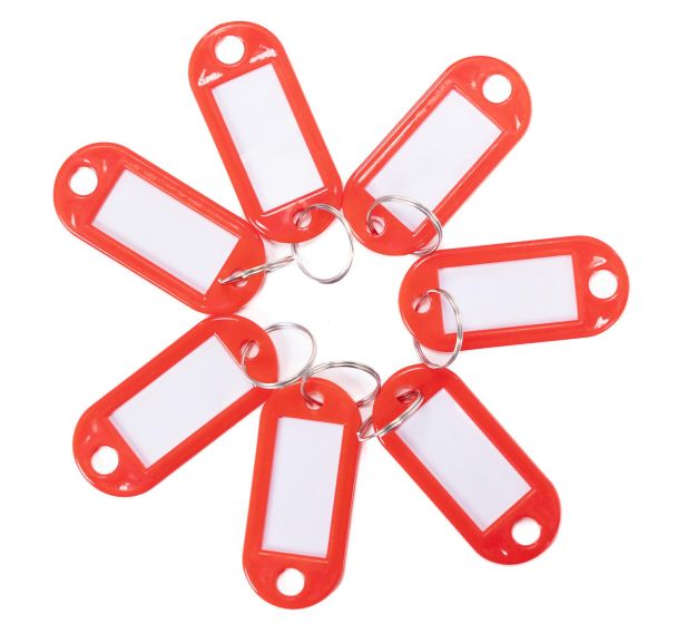 Porte-clés étiquette - Couleur unie - Manutan Expert