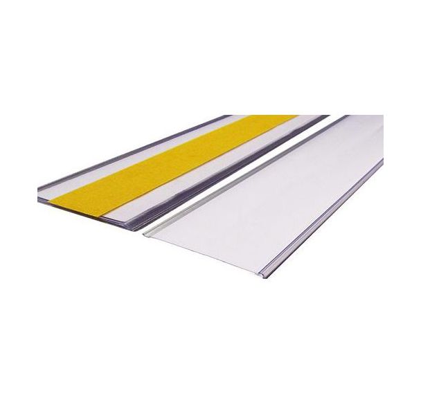 Porte-étiquette adhésif ou magnétique - Extra large - 125 mm