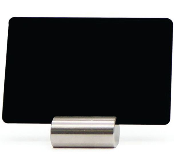 Porte-étiquette en acier inoxydable pour buffet