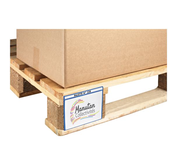 Porte-étiquette pour pied de palette - Lot de 50
