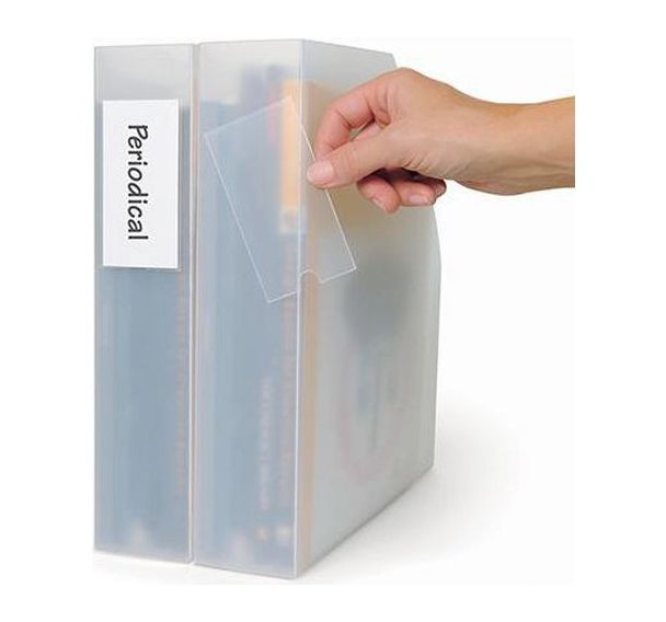 Porte-étiquettes 46 x 75 mm (Sachet de 6)
